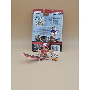 Vintage 2005 Tech Deck Dude “Rap Masta” & Zoods Pet w/Magnetic Feet & Skateboard